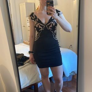 art deco cocktail dress